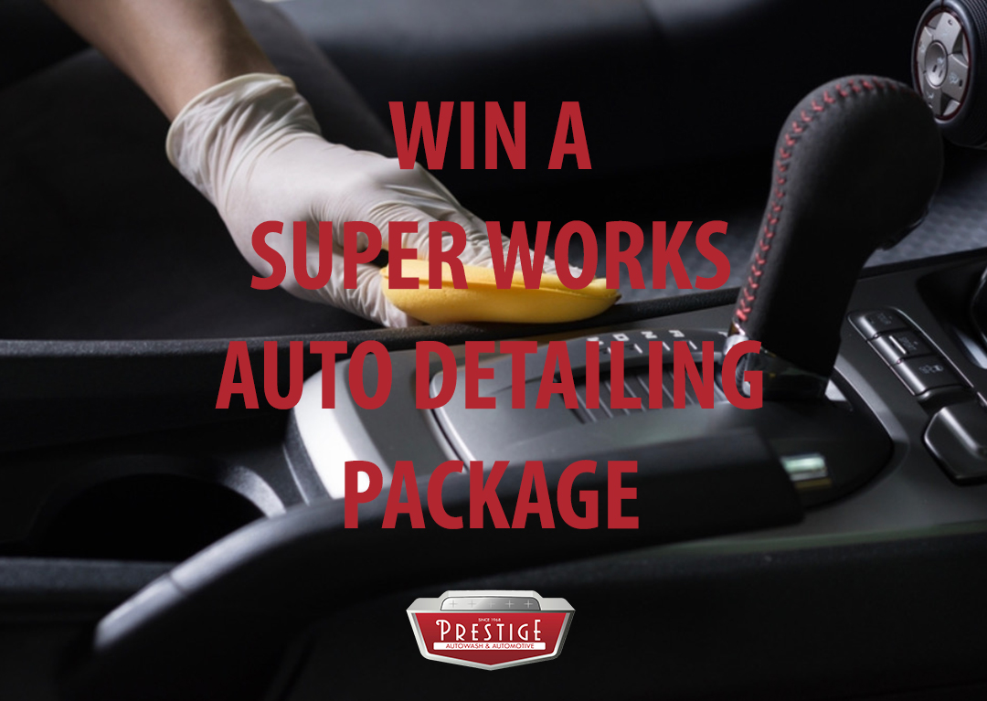 August Giveaway: SUPER WORKS Auto Detailing Package!